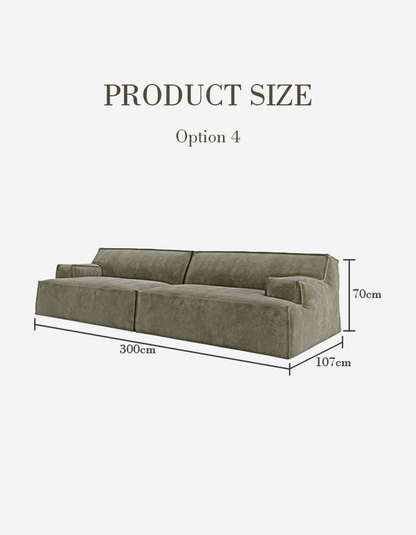 Zephyrine Bean Bag Modular Sofa, Two Seater Sofa