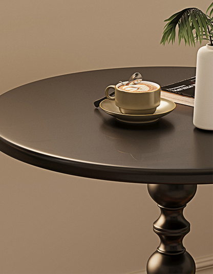 Percival Small Round Side Table, Black or White-DC Concept-DC Concept