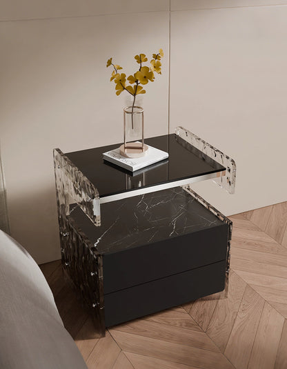 Arora Bedside Table With Spacious Storage