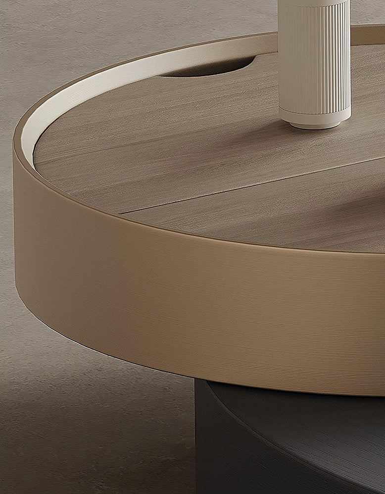 Sandoval Low Coffee Table Set With Storage, Wood