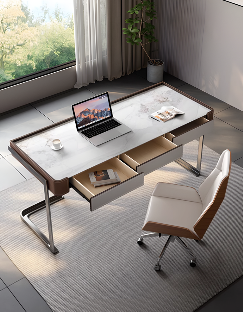 Hank Office Desk, Sintered Stone-DC Concept-DC Concept