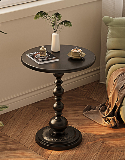 Percival Small Round Side Table, Black or White-DC Concept-DC Concept