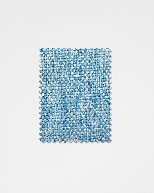 Sky Blue-05 Linen Fabric Swatch
