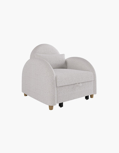 Goh Single Sofa Bed, Armchair Sofa Bed, Boucle