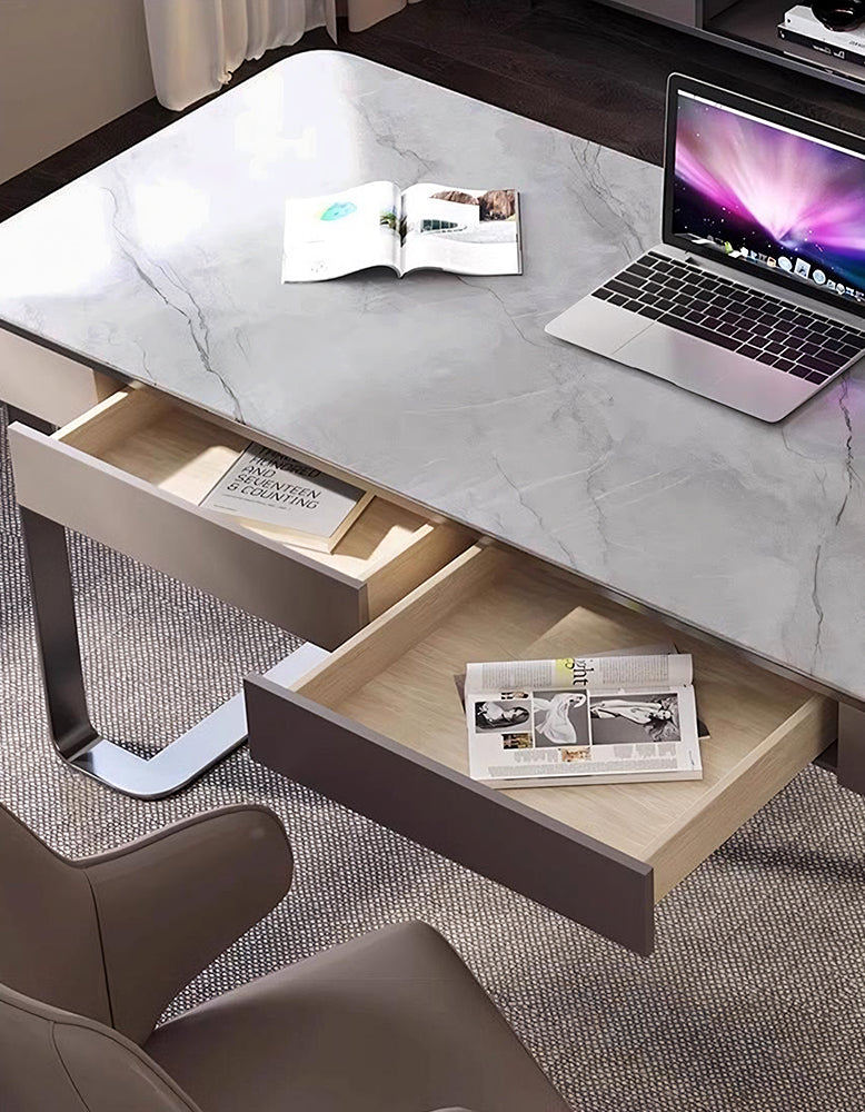 Hanna Office Desk, Sintered Stone-DC Concept-DC Concept
