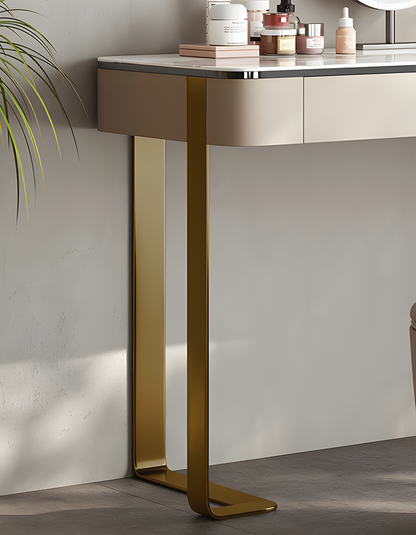 Hamlin Dressing Table With Mirror, Sintered Stone-DC Concept-DC Concept