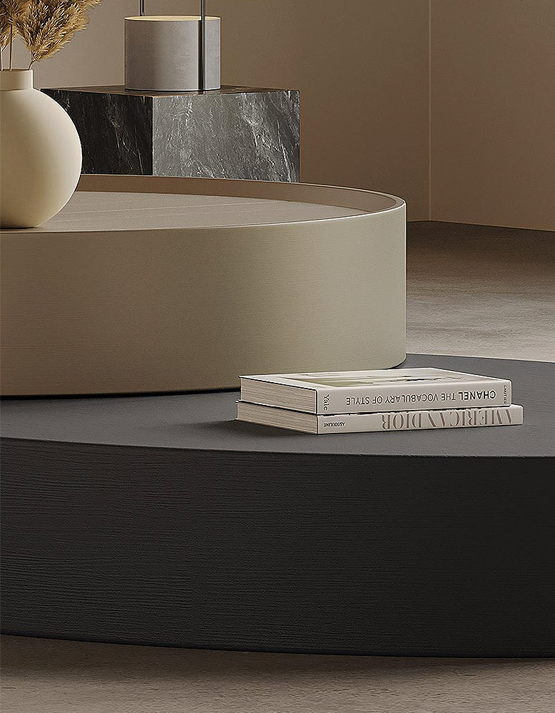 Sandoval Low Coffee Table Set With Storage, Wood