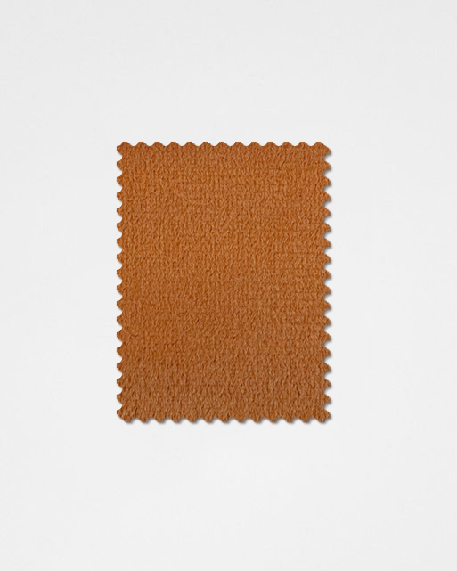 Caramel-06 Velvet Fabric Swatch