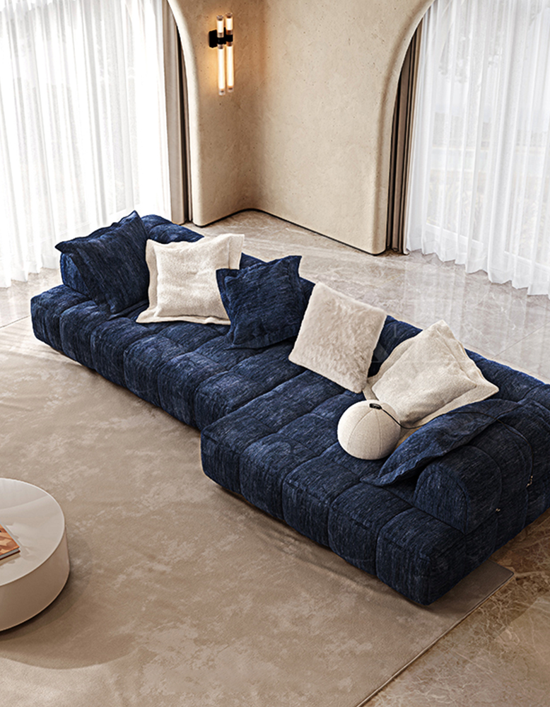 Dashiell Three / Four Seater Sofa, Blue-DC Concept-DC Concept