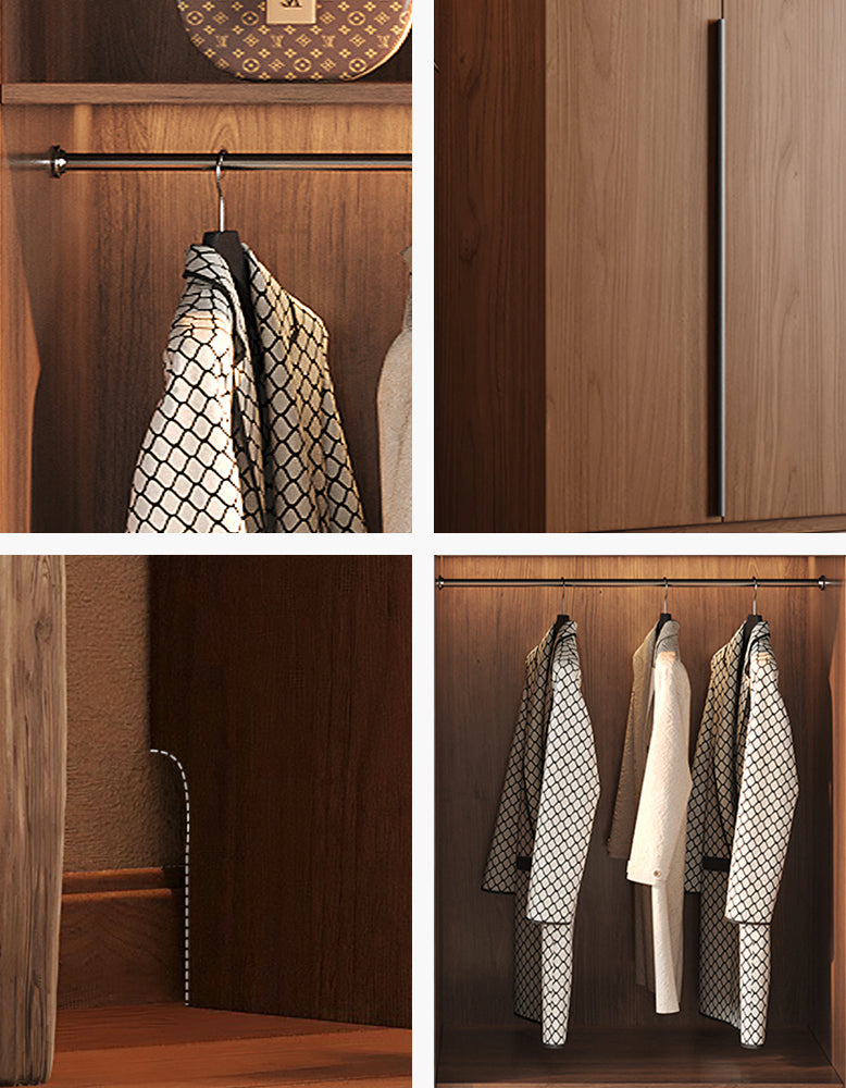 Popescu Wardrobe, Tall Wardrobe, Wood