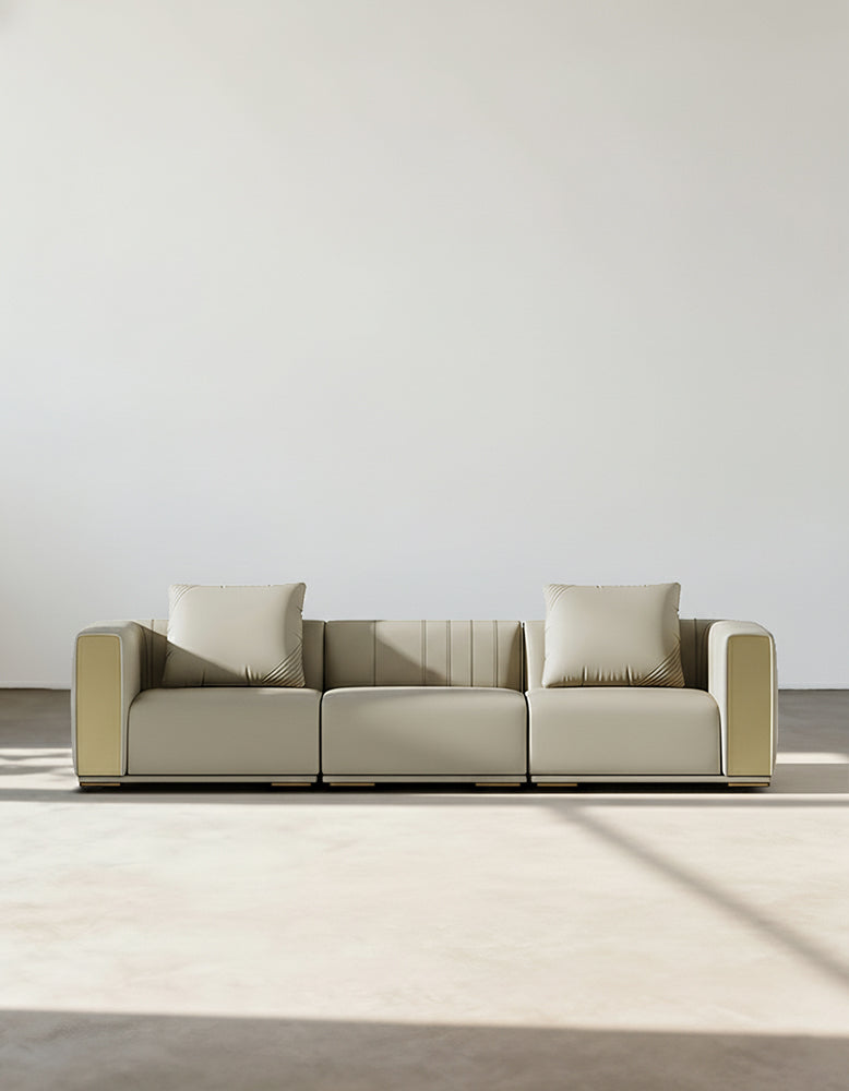 Daly Three Seater Sofa, Real Leather-DC Concept-DC Concept