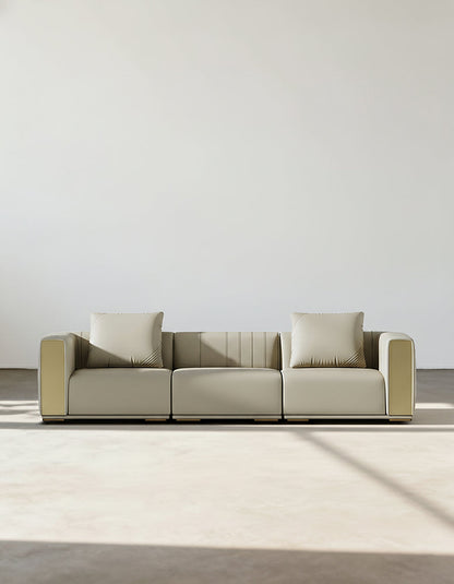 Daly Three Seater Sofa, Real Leather-DC Concept-DC Concept