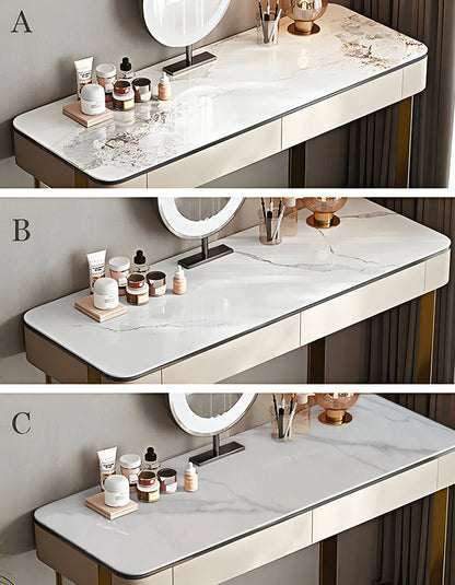 Hamlin Dressing Table With Mirror, Sintered Stone-DC Concept-DC Concept