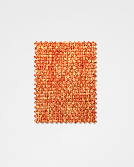 Burnt Orange-07 Linen Fabric Swatch