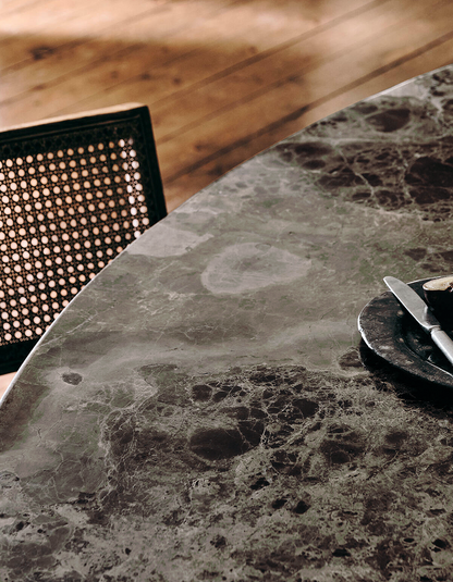 Darcy Oval Dining Table, Marble