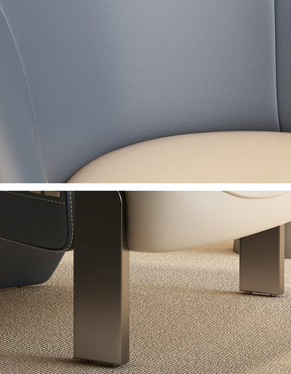Pappas Livining Room Armchair, Real Leather