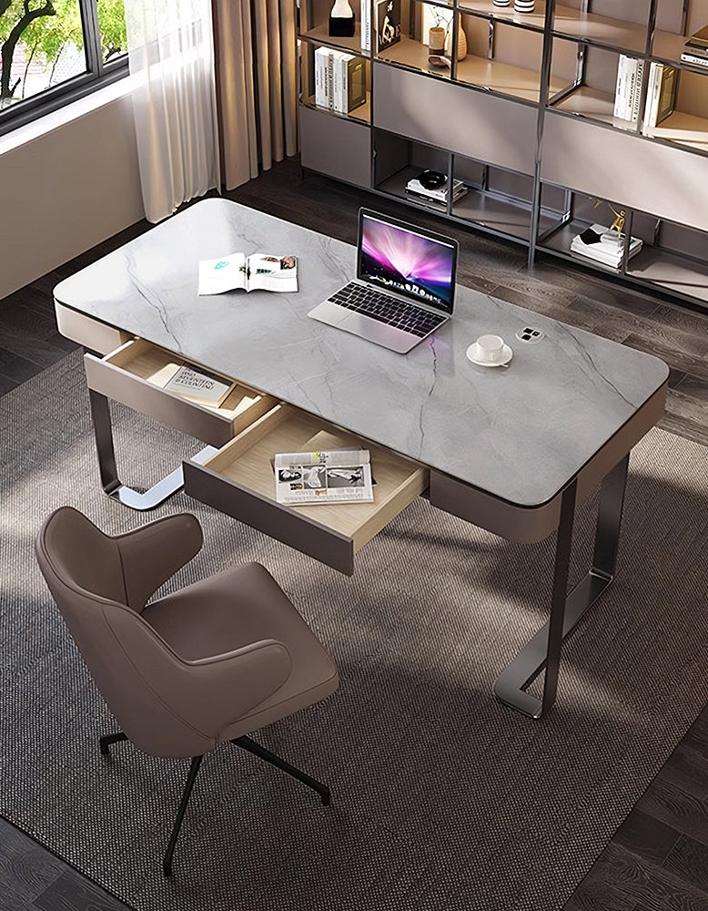 Hanna Office Desk, Sintered Stone-DC Concept-DC Concept