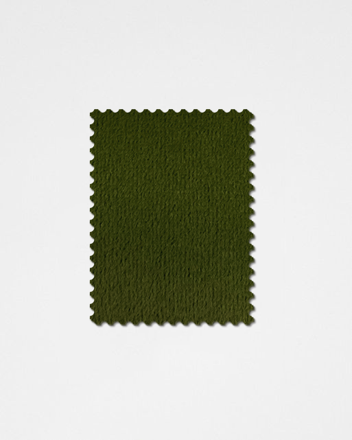 Army Green-09 Velvet Fabric Swatch