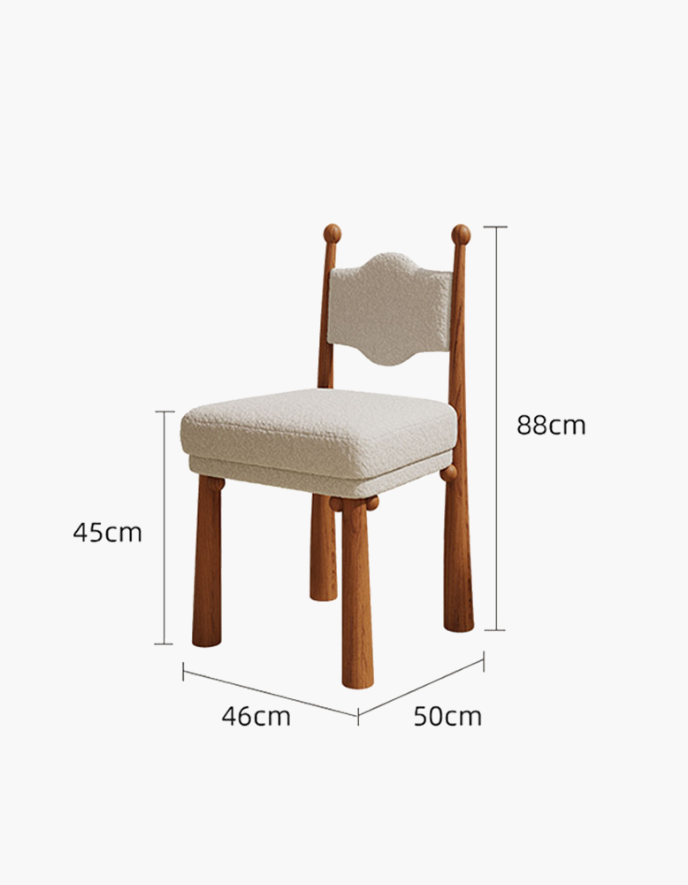 Ainsley Dining Chair, Cashmere
