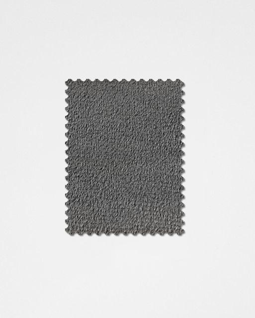 Charcoal Grey-01 Velvet Fabric Swatch