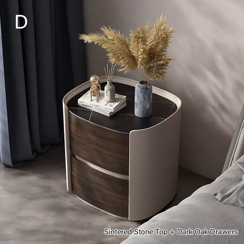 Helms Bedside Table, Wood