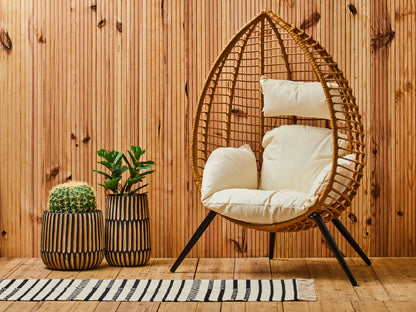 Goa Natural Rattan Effect Garden Chair