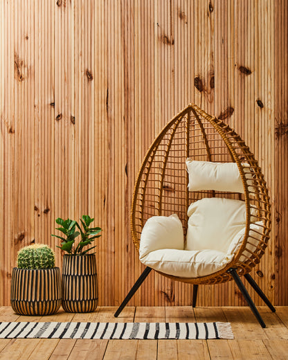 Goa Natural Rattan Effect Garden Chair