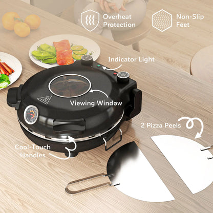 HOMCOM 1200W Electric Pizza Oven