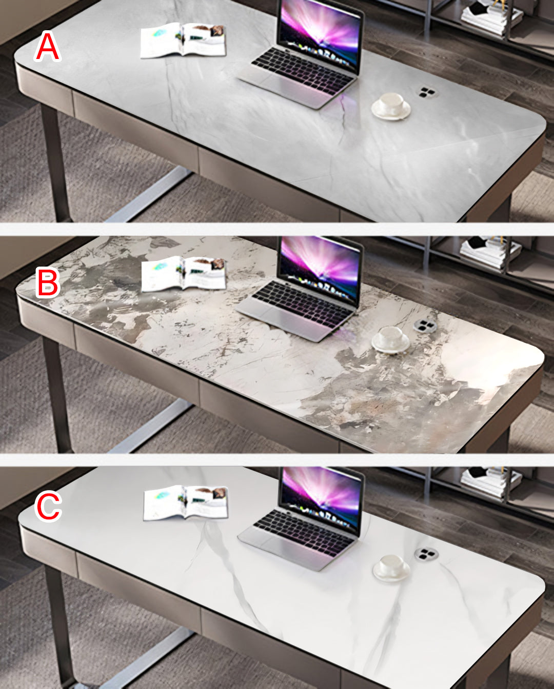 Hanna Office Desk, Sintered Stone-DC Concept-DC Concept