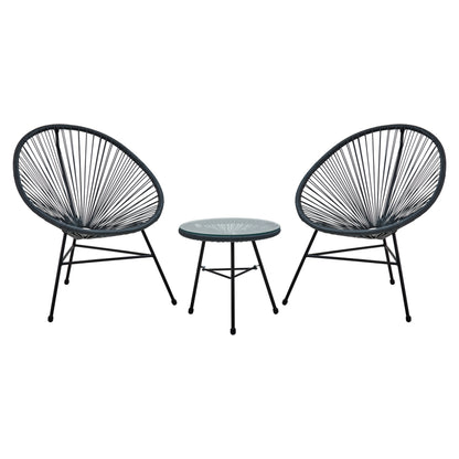 Melbourne Rattan 3 Piece Patio Set