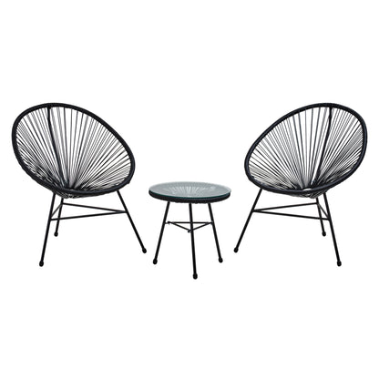 Melbourne Rattan 3 Piece Patio Set