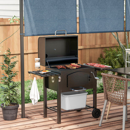 Outsunny Charcoal BBQ Grill and Smoker