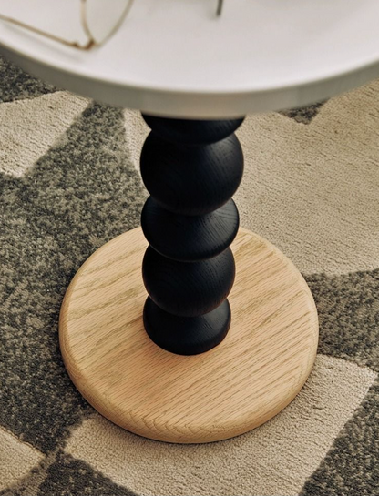 Cosmo Round Side Table With Gold Tray｜ DC Concept