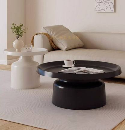 Lucas Coffee Table Set, White & Black｜ DC Concept