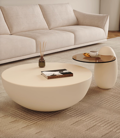 Oliver Marble Coffee Table, White｜ DC Concept