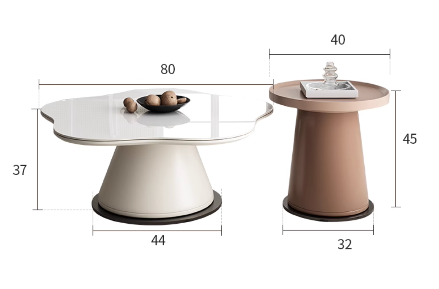 Lynn Blossoms Coffee Table Set｜ DC Concept