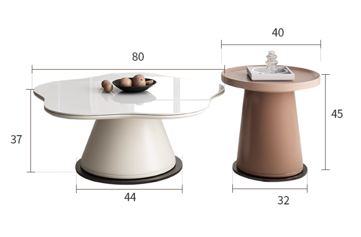 Lynn Blossoms Coffee Table Set｜ DC Concept