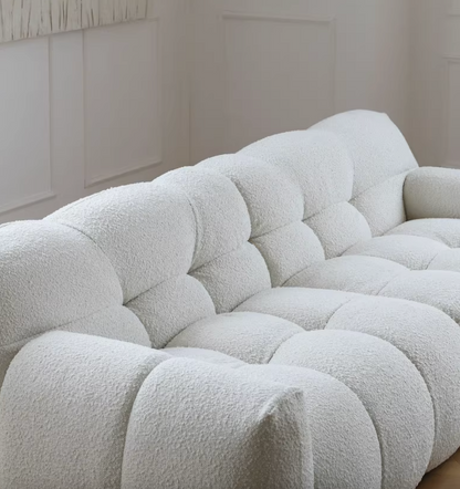 Cora Three Seater Sofa, Boucle-DC Concept-DC Concept
