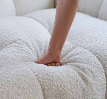 Cora Three Seater Sofa, Boucle-DC Concept-DC Concept