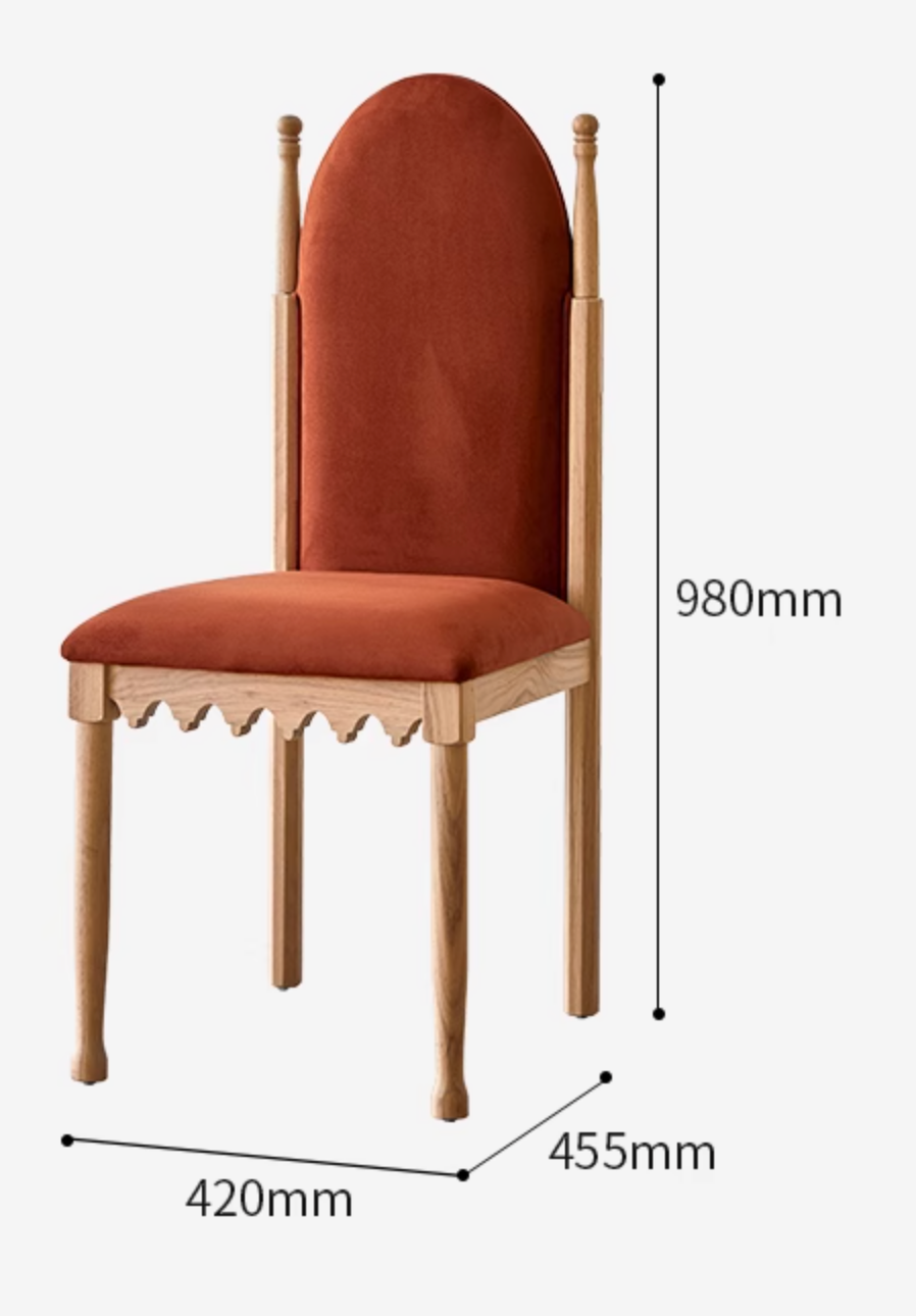 Ealing High-Back Dining Chair｜ DC Concept