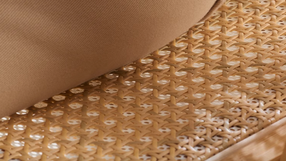 Audrey Folding Dining Chair, Rattan