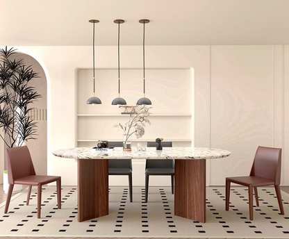 Lynette Dining Table, Terrazzo