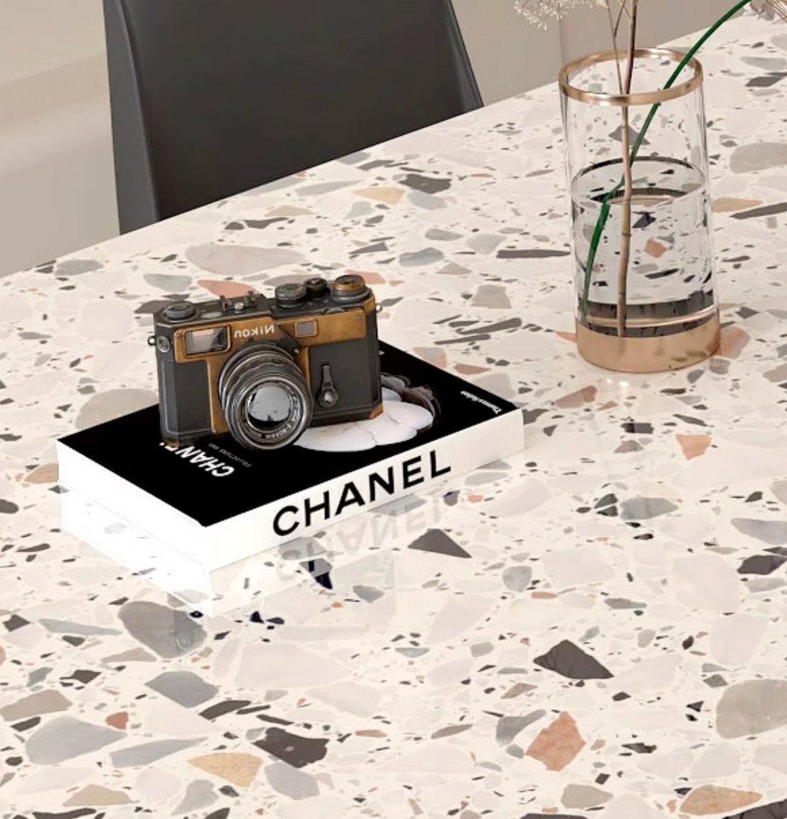 Lynette Dining Table, Terrazzo