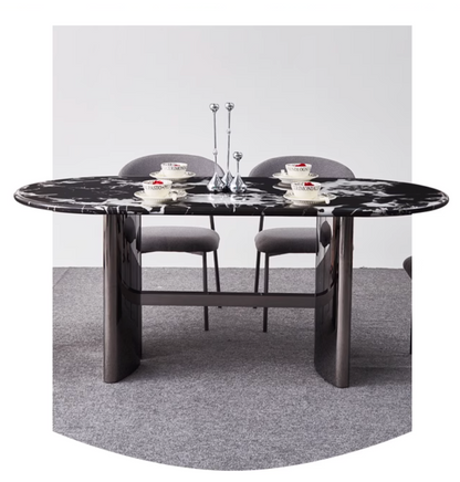 Meroy Dining Table, Marble