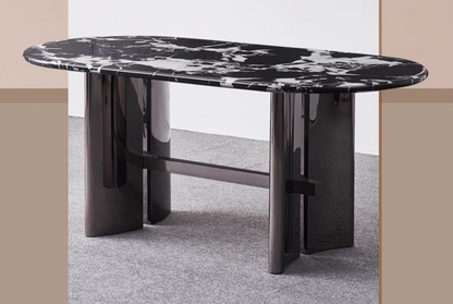 Meroy Dining Table, Marble