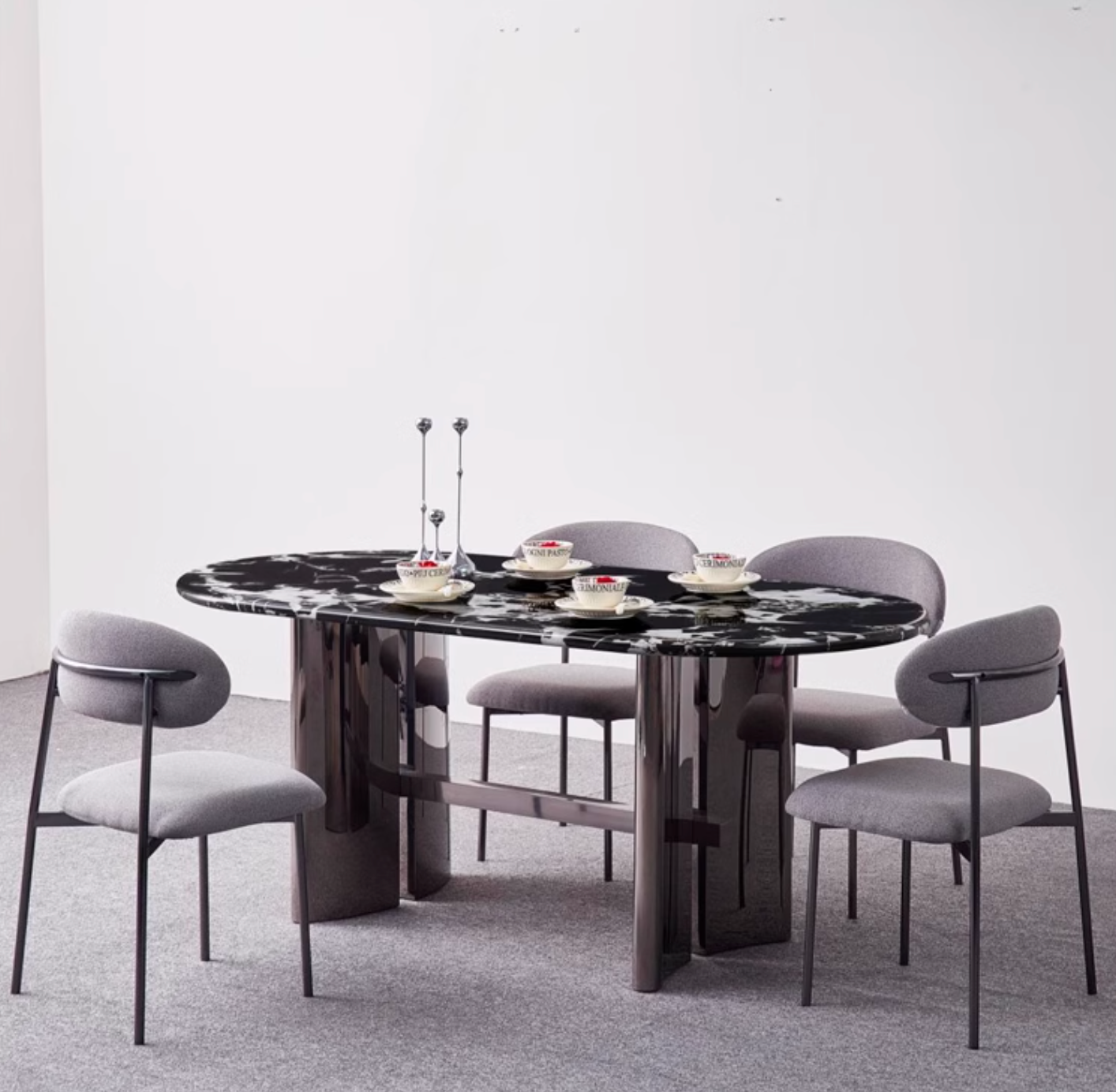Meroy Dining Table, Marble