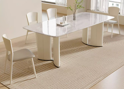 Felicia Dining Table, Marble