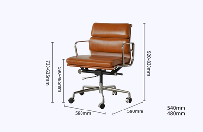 Marley Office Chair With Swivel, Height Adjustable