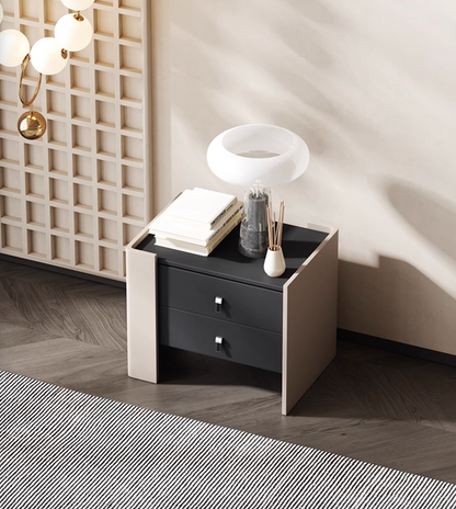 Bach Bedside Table, Wood