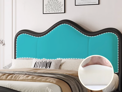 Badham King Size / Super King Size Bed, Leather